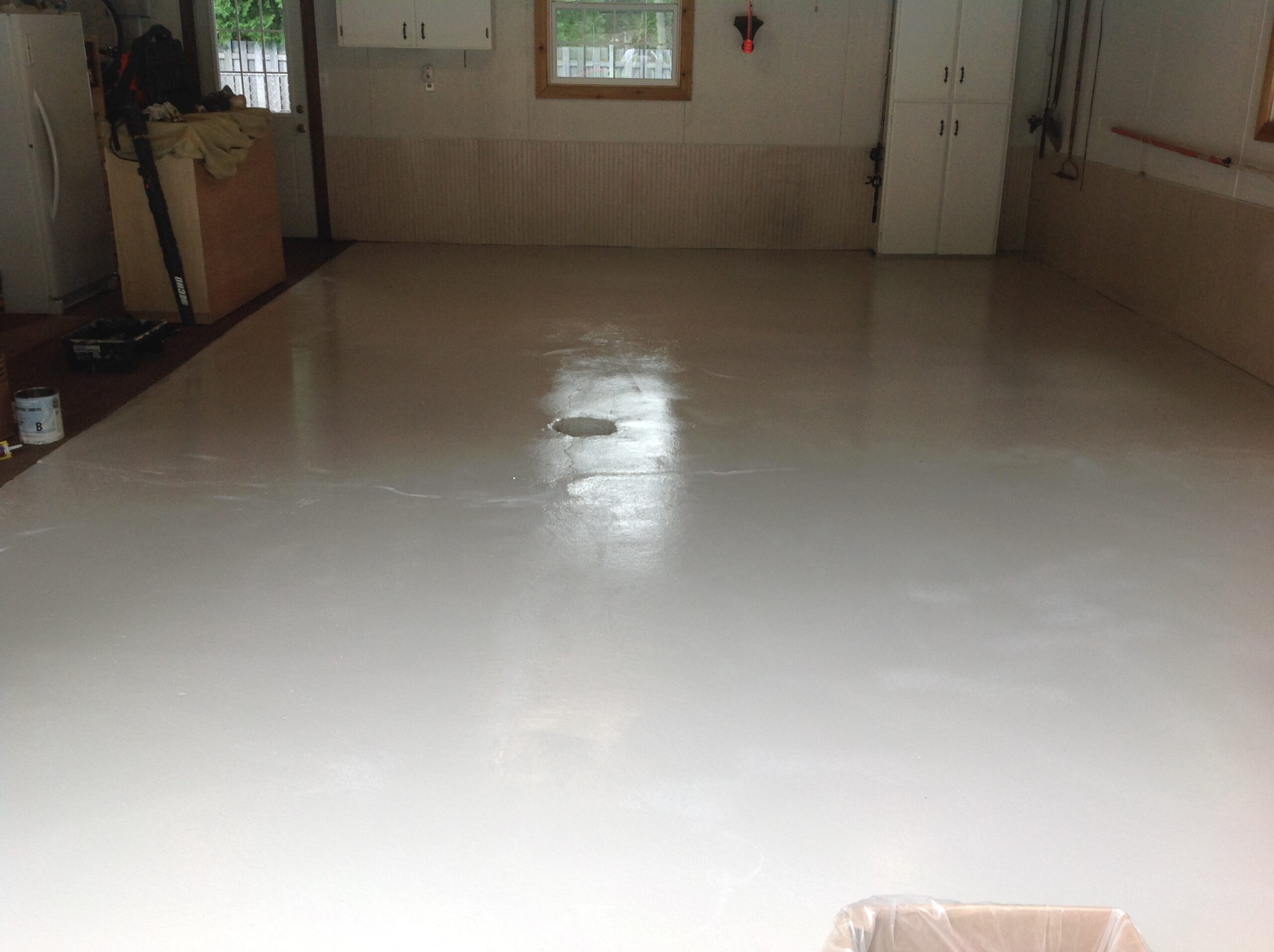 Epoxy garage floor in Grand Rapids.